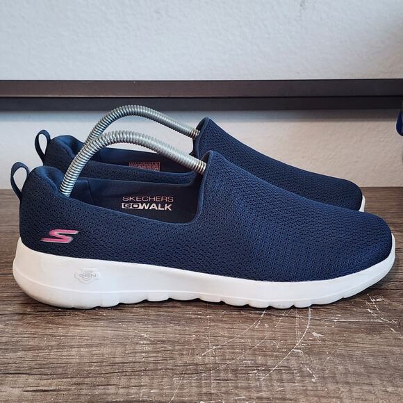 Skechers Go Walk Joy Aurora Women's Casual Comfort Slip-On Shoes Size 10 Blue - Picture 3 of 9